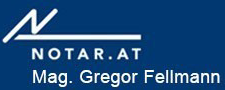 Öffentlicher Notar Mag. Gregor Fellmann Logo